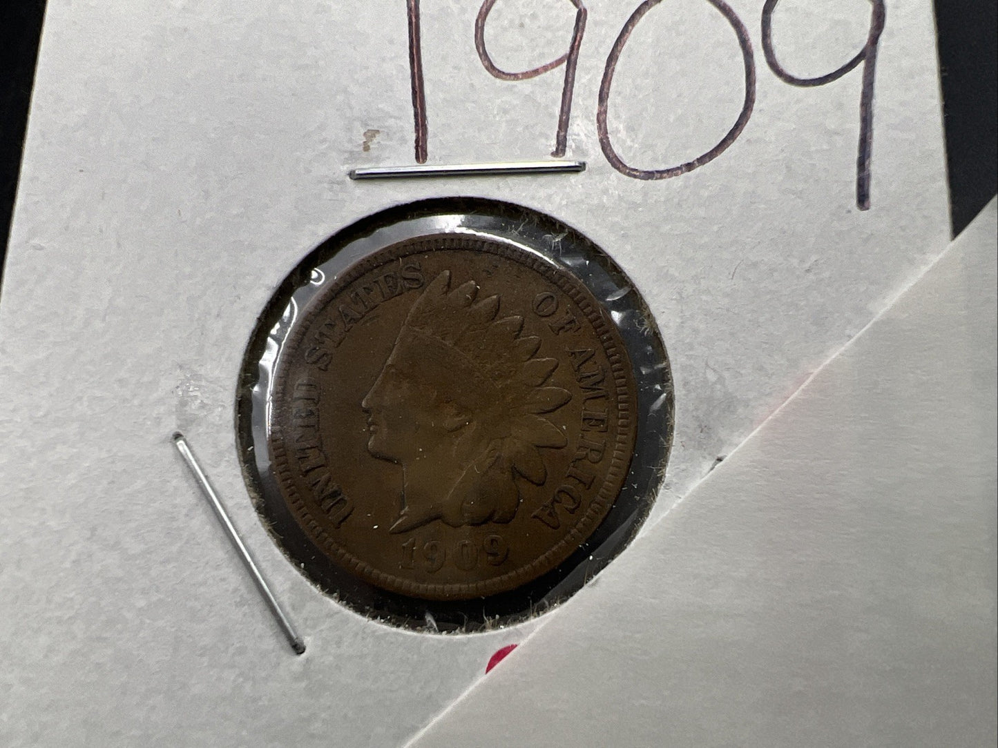 1909 1c Indian Head Cent Coin Choice Fine Circ SKU#G