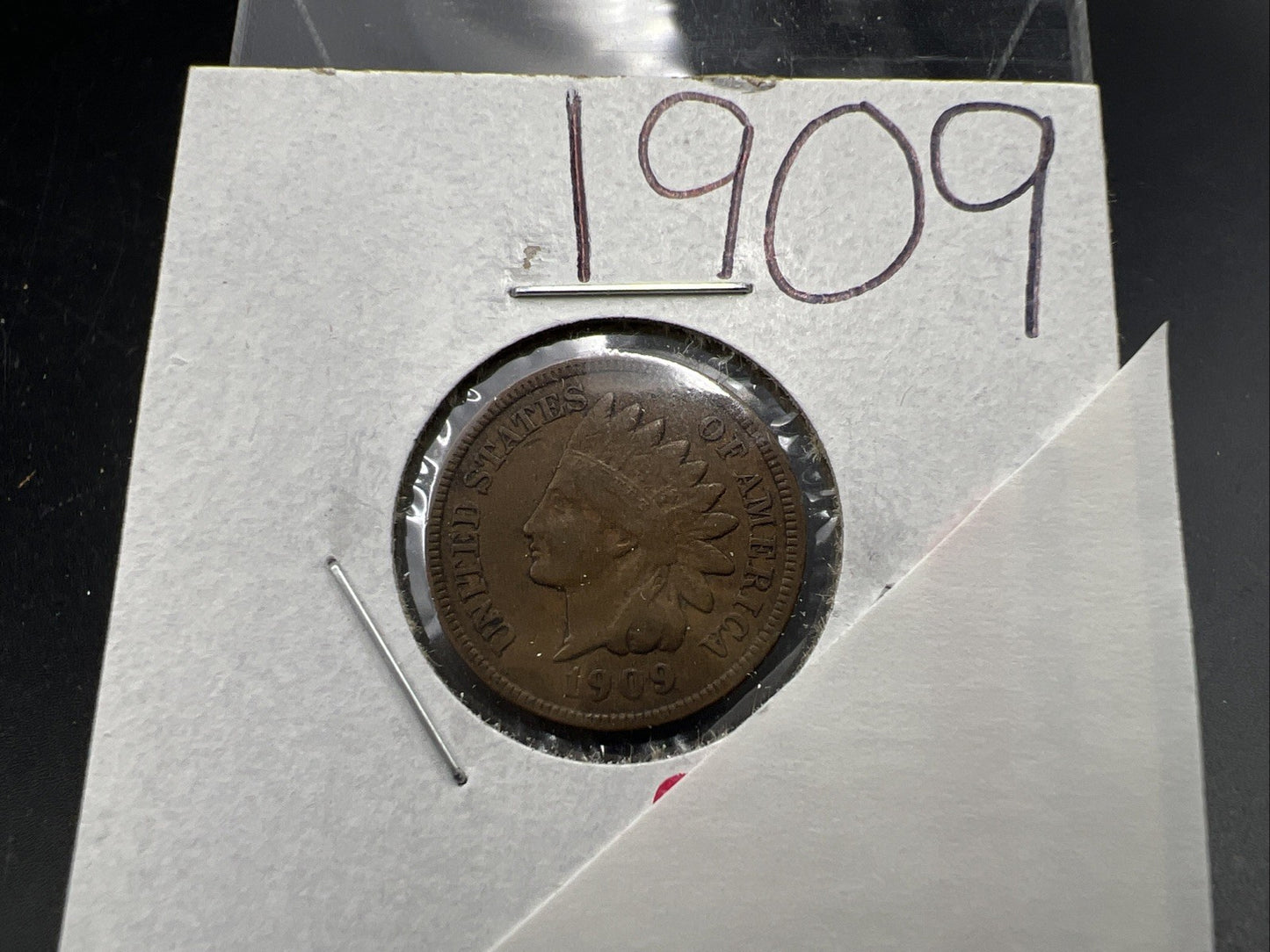 1909 1c Indian Head Cent Coin Choice Fine Circ SKU#G