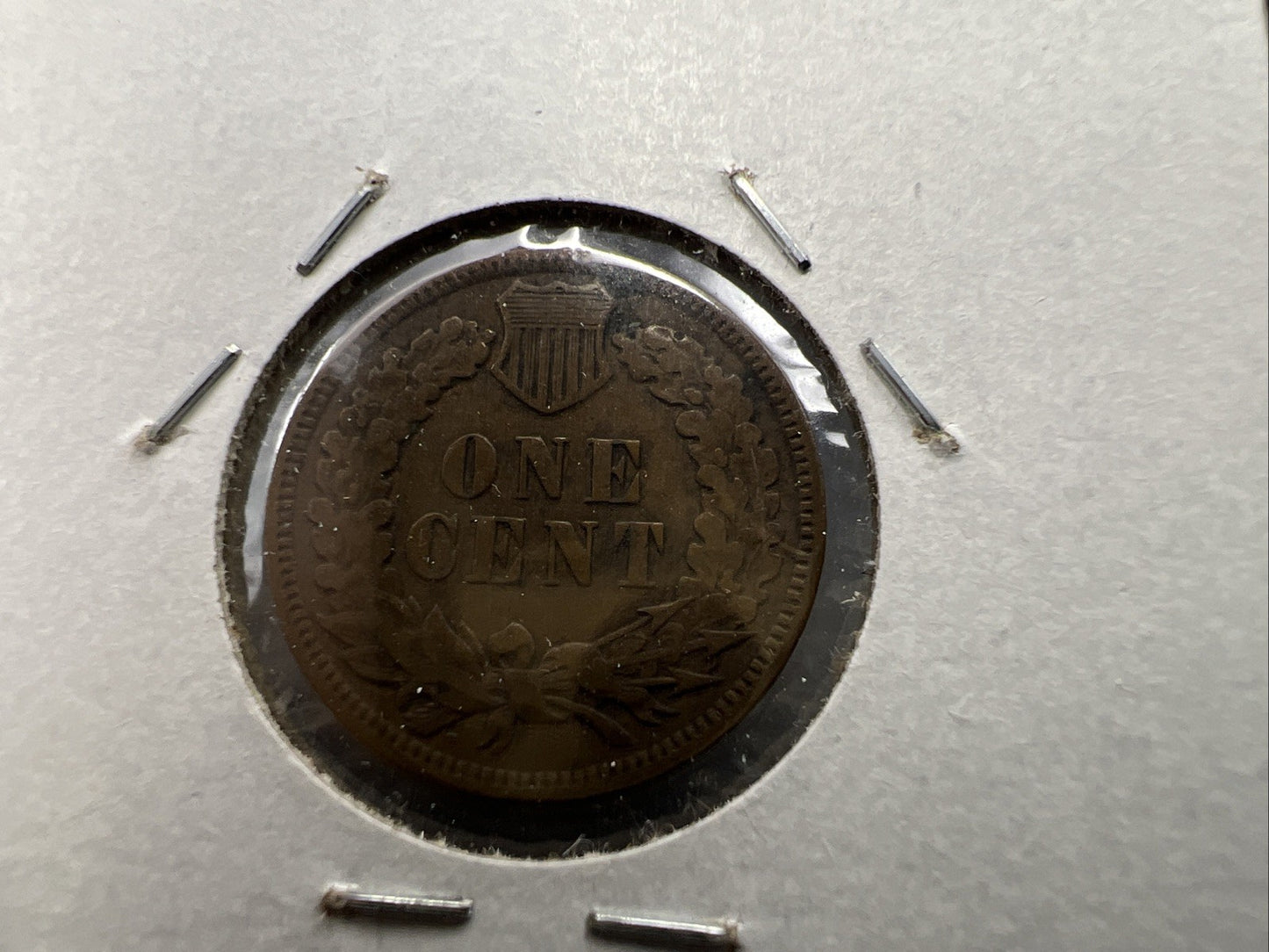 1909 1c Indian Head Cent Coin Choice Fine Circ SKU#G