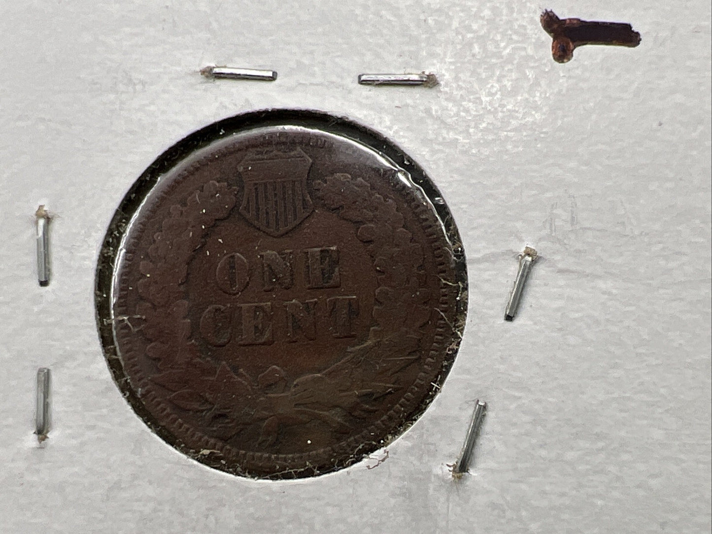 1909 1c Indian Head Cent Coin VG Details Circ SKU#D