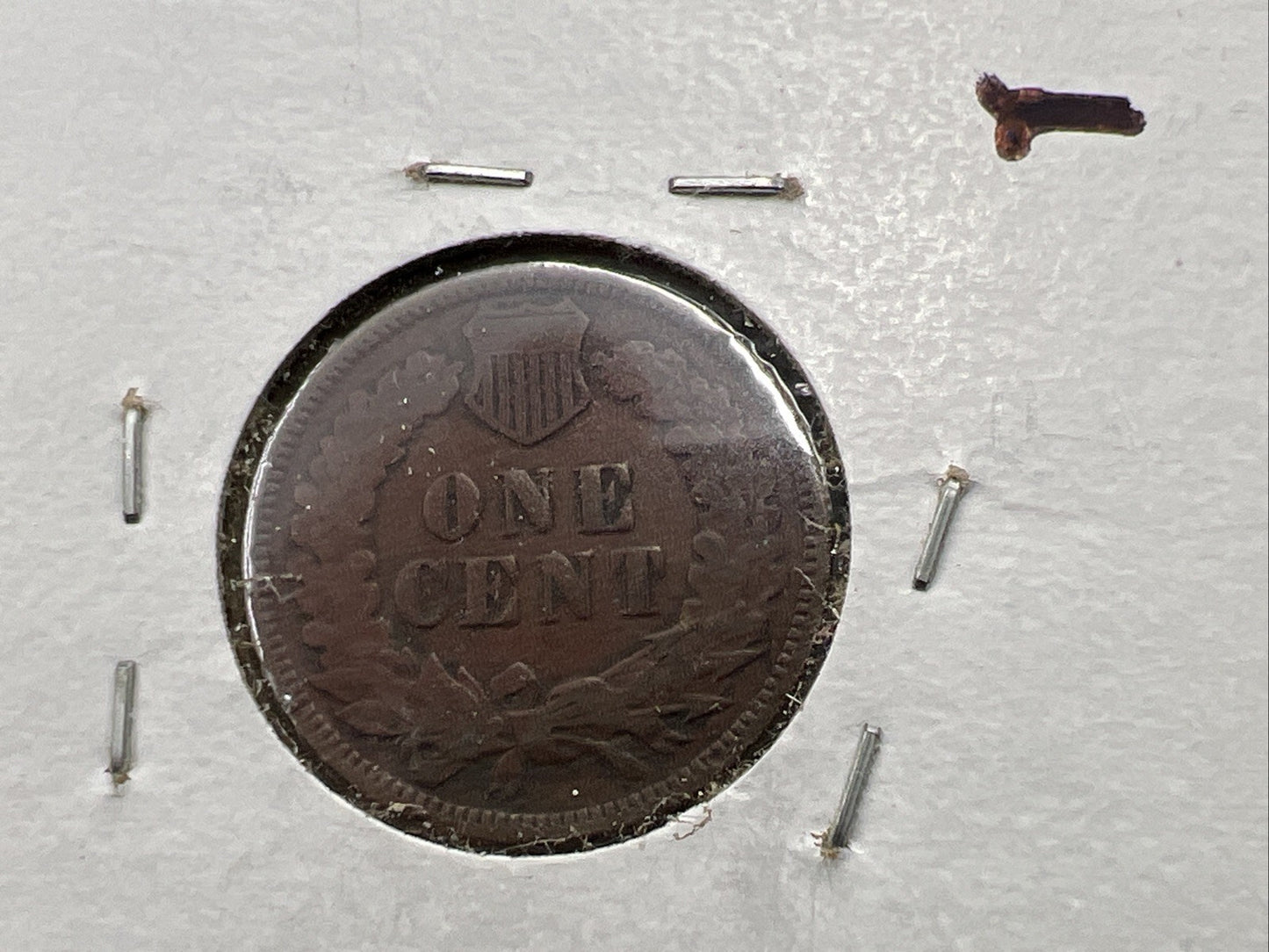 1909 1c Indian Head Cent Coin VG Details Circ SKU#D