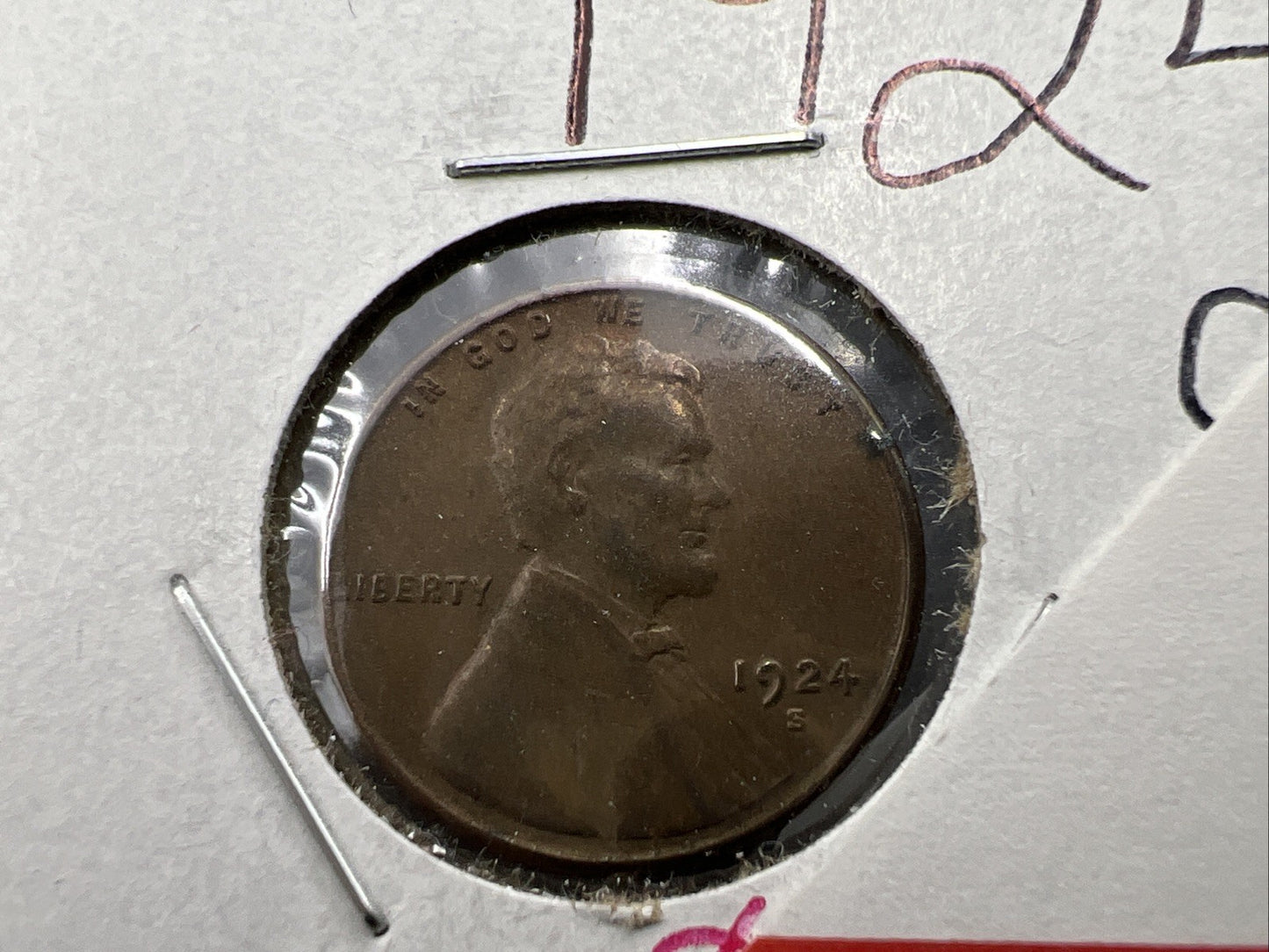 1924 S Lincoln Wheat Cent Penny Choice VF Very Fine / XF (weak Strike) SKU#A