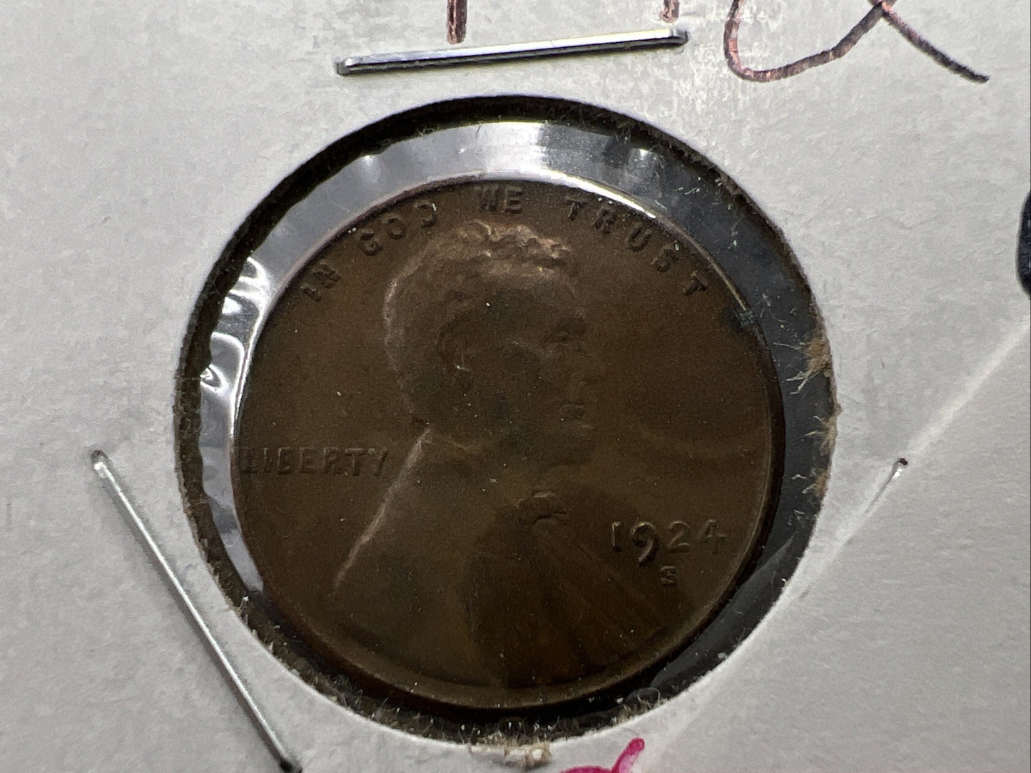 1924 S Lincoln Wheat Cent Penny Choice VF Very Fine / XF (weak Strike) SKU#A