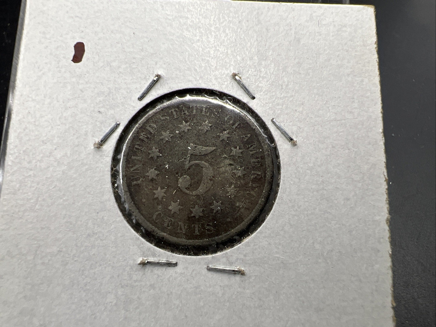 1869 5c Shield Nickel Very Circulated SKU#G