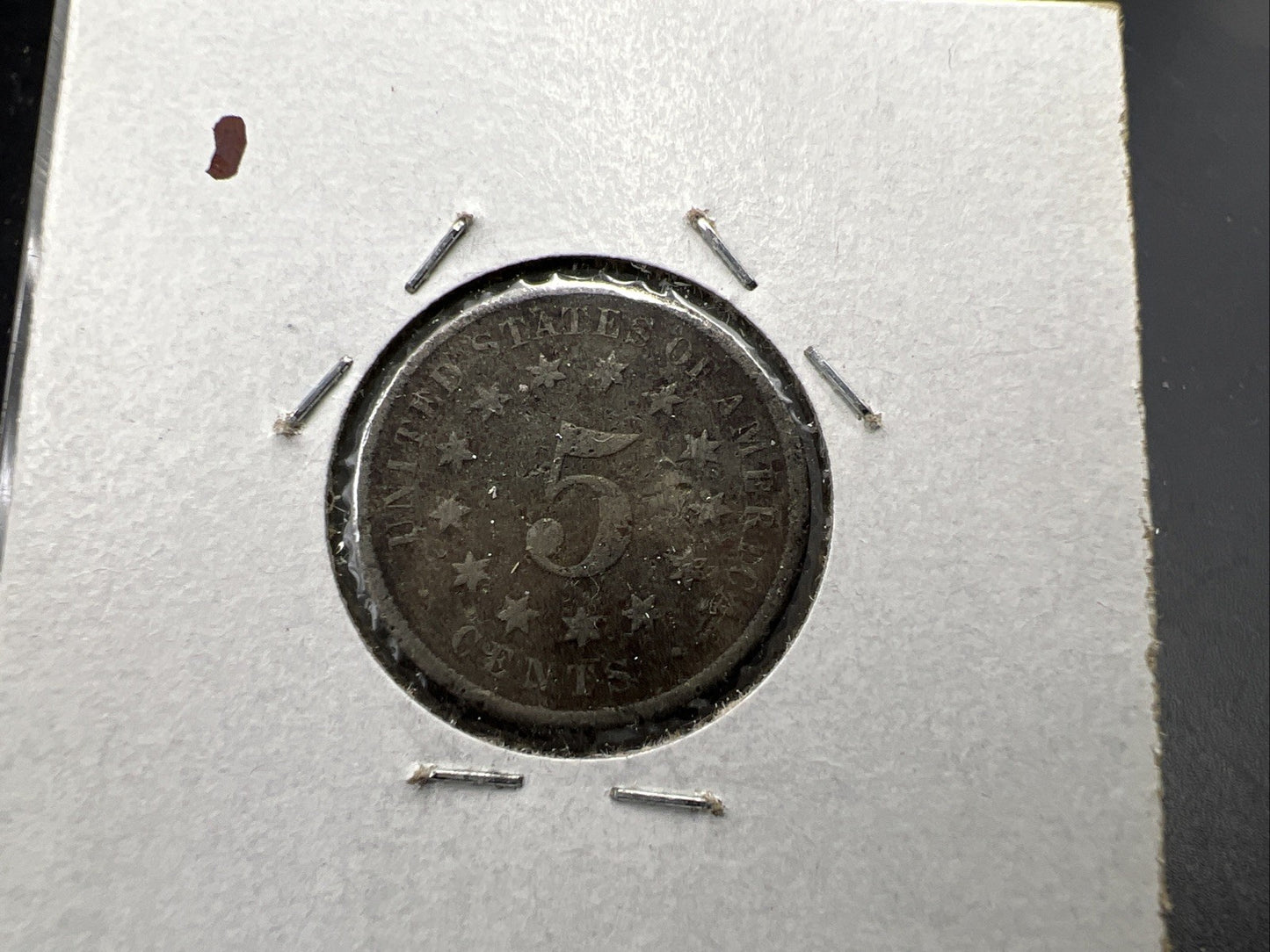 1869 5c Shield Nickel Very Circulated SKU#G