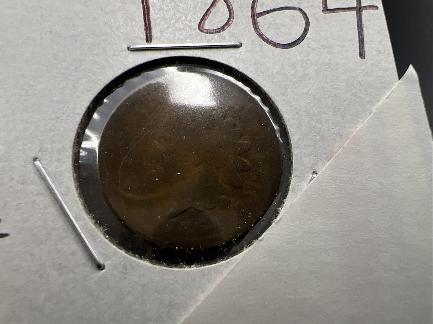 1864 1c Indian One Cent Coin Very Circulated SKU#A Bronze Variety