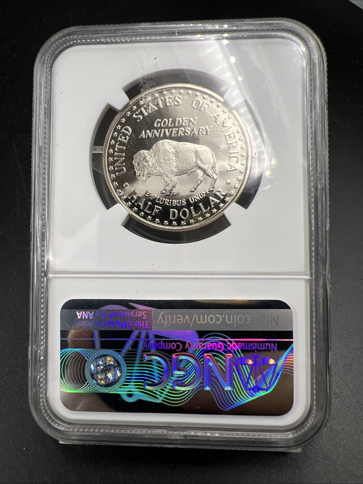 1991 S 50c Mount Rushmore Copper Nickel Half Dollar Coin NGC 9.9/10 Certified