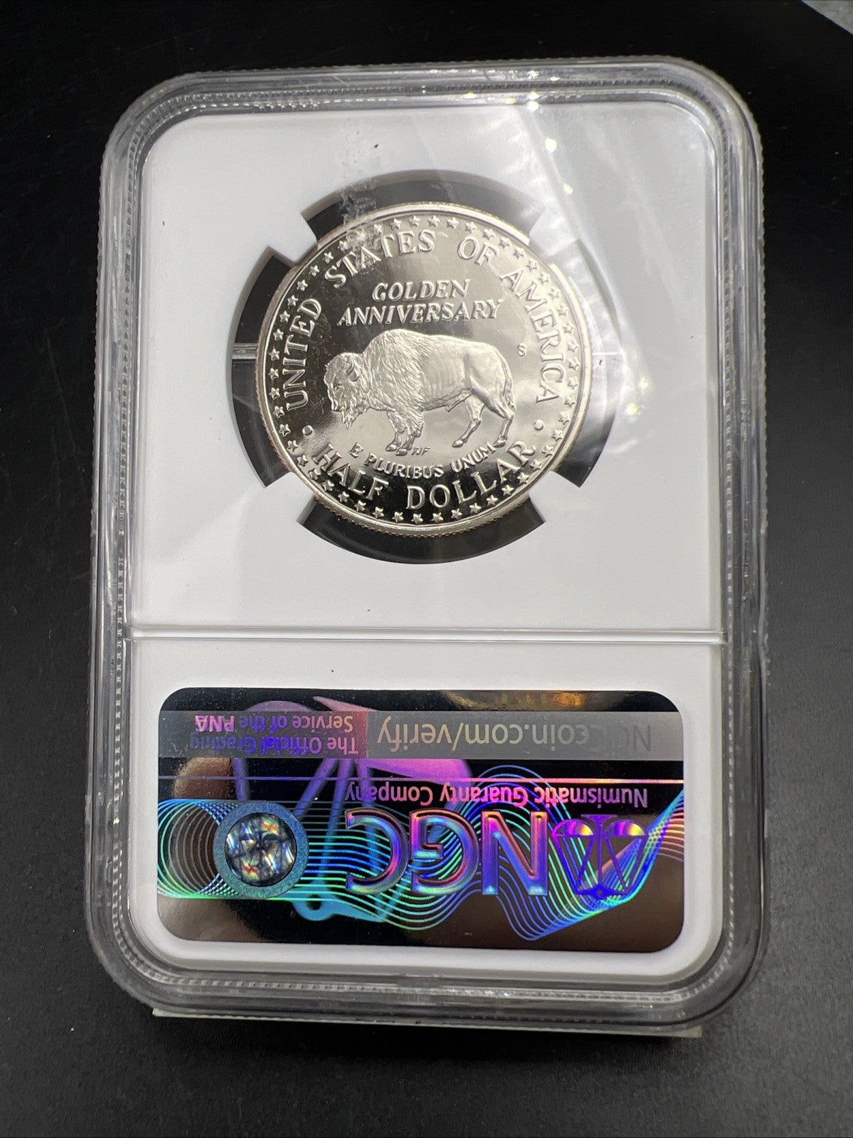 1991 S 50c Mount Rushmore Copper Nickel Half Dollar Coin NGC 9.9/10 Certified