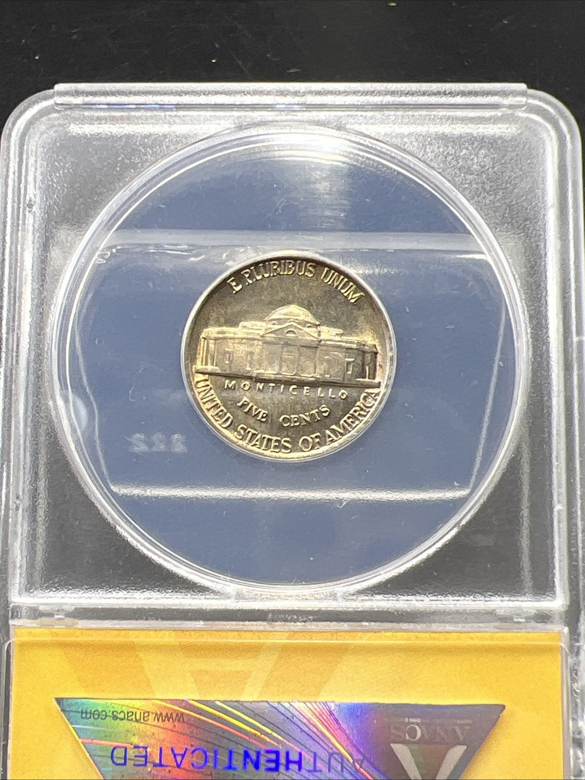 1942 5c Jefferson 5c Nickel Coin DDO Double Die Obverse FS-102 ANACS MS64 SKU#B