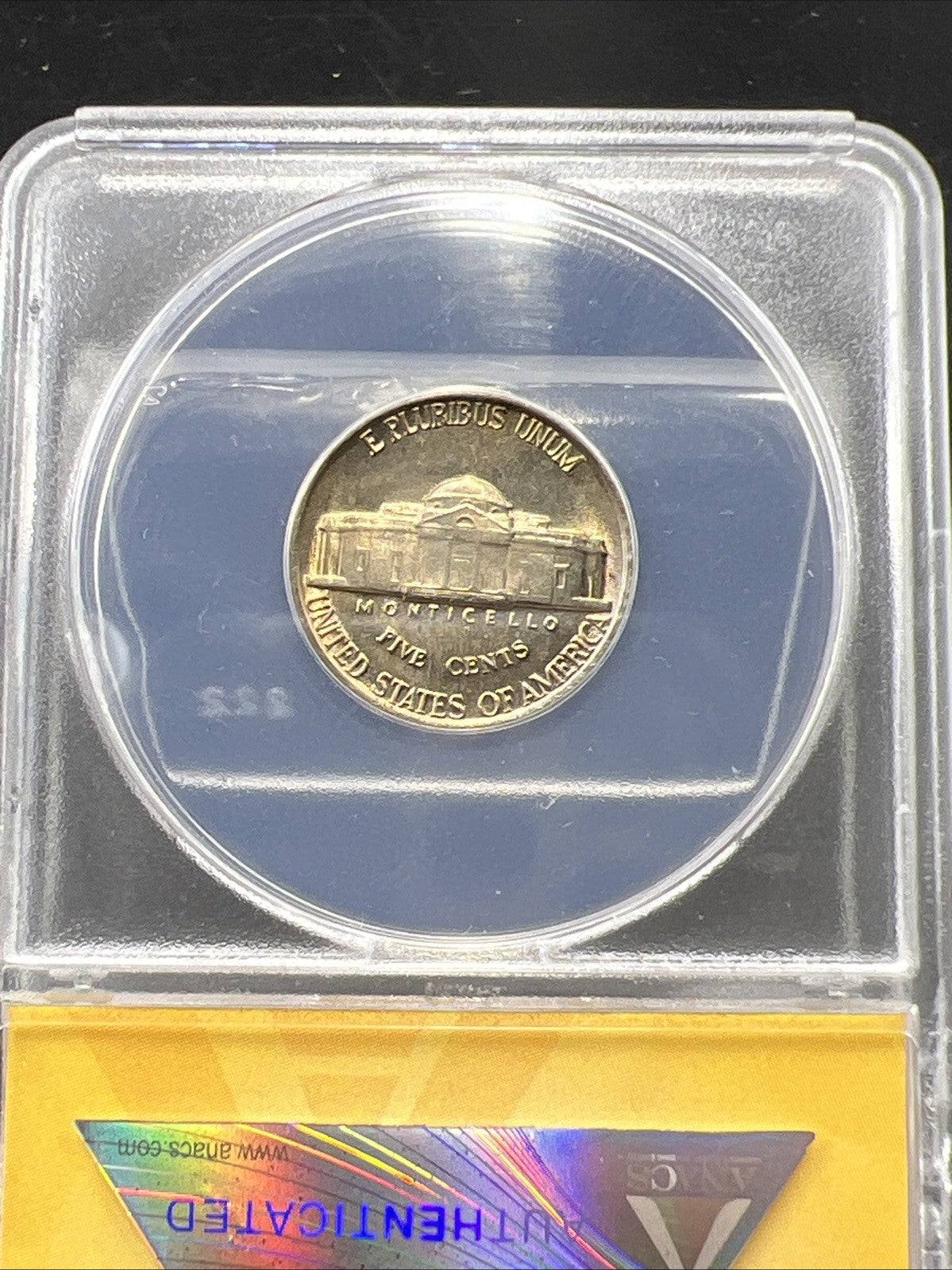 1942 5c Jefferson 5c Nickel Coin DDO Double Die Obverse FS-102 ANACS MS64 SKU#B