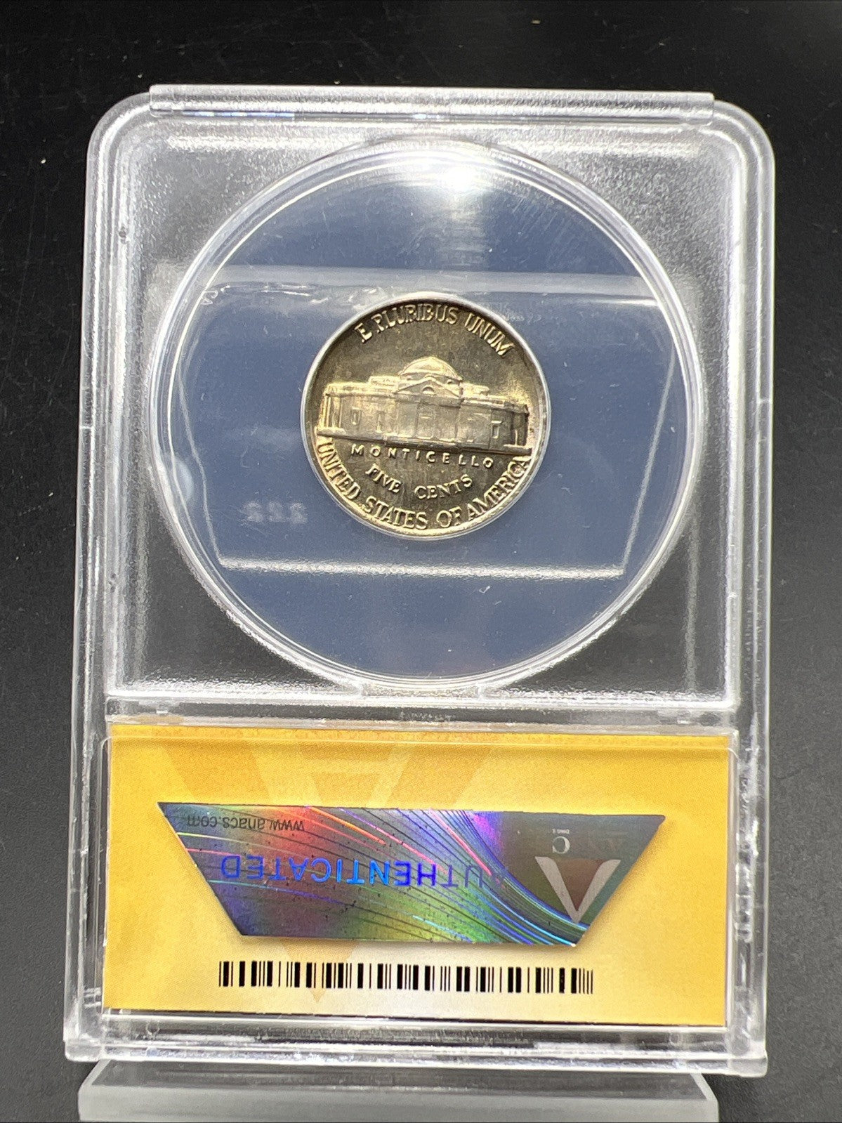 1942 5c Jefferson 5c Nickel Coin DDO Double Die Obverse FS-102 ANACS MS64 SKU#B