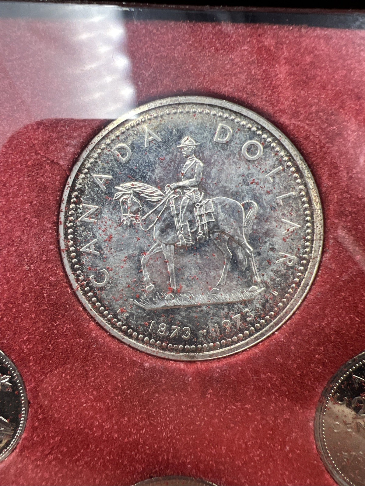 1973 Canada Double Dollar Proof Set Used Box COA