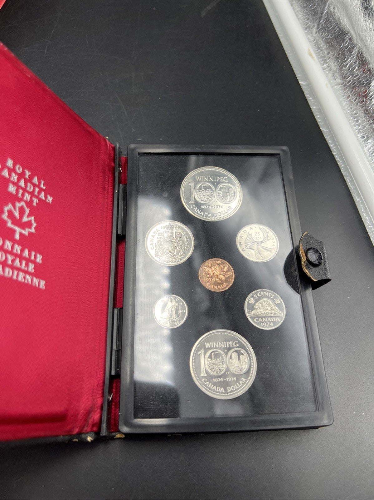 1974 Canada Double Dollar Proof Set Used Box No COA