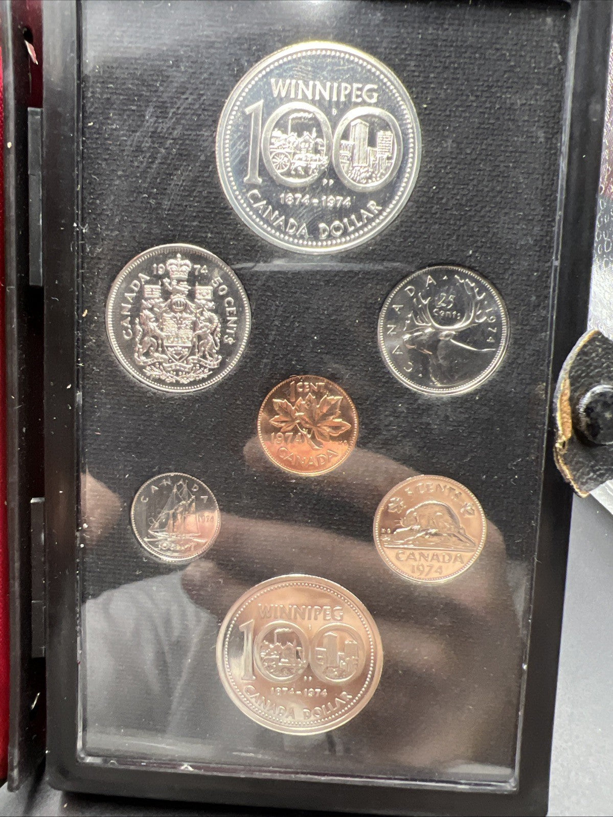 1974 Canada Double Dollar Proof Set Used Box No COA