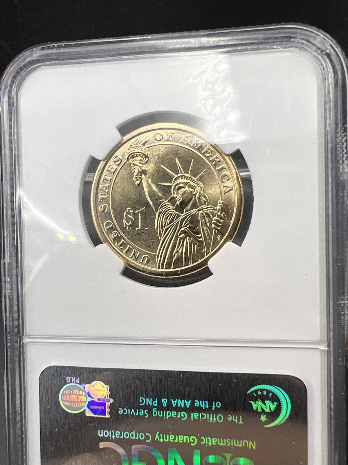 2008 D JAMES MONROE Presidential Dollar Coin NGC BU #039