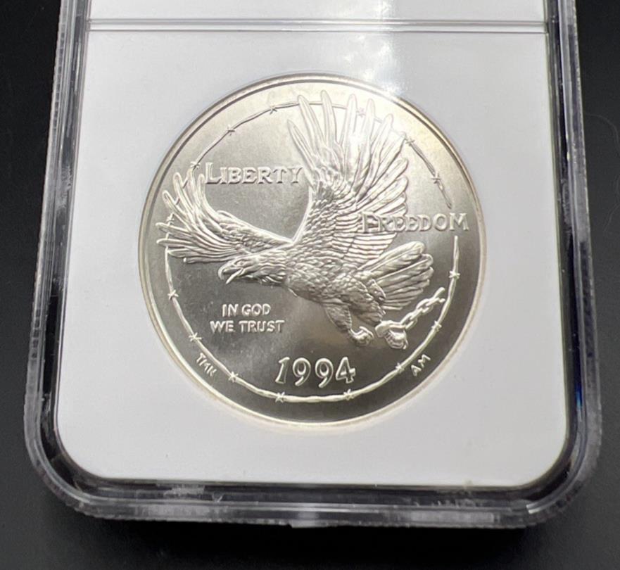1994 W POW War Prisoner Commemorative Silver Dollar Coin NGC MS69 Gem BU UNC #4