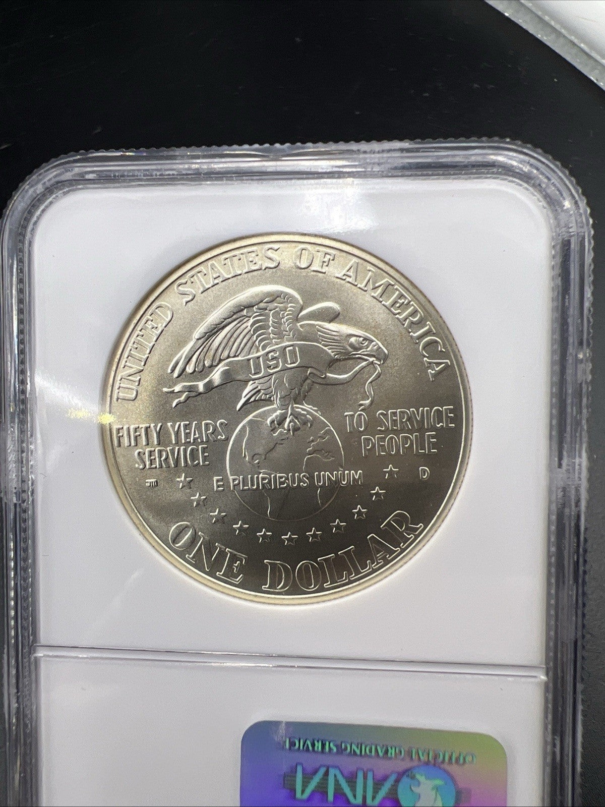 1991 D USO Commemorative Silver Dollar Coin NGC MS69 Gem BU UNC #008