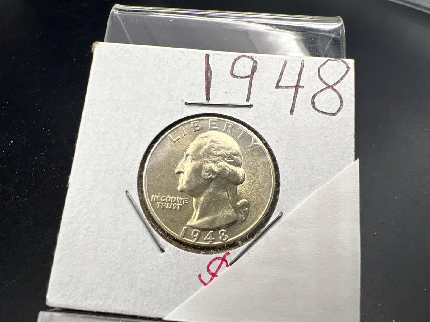 1948 P 25c Washington Silver Quarter BU UNC Uncirculated SKU #A