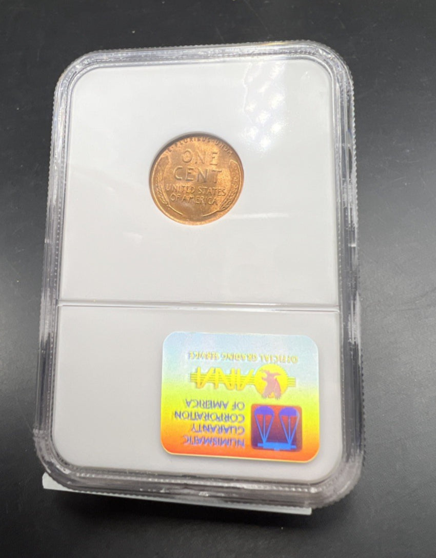 1942 D Lincoln Wheat Cent Penny Coin NGC MS66 RD #039