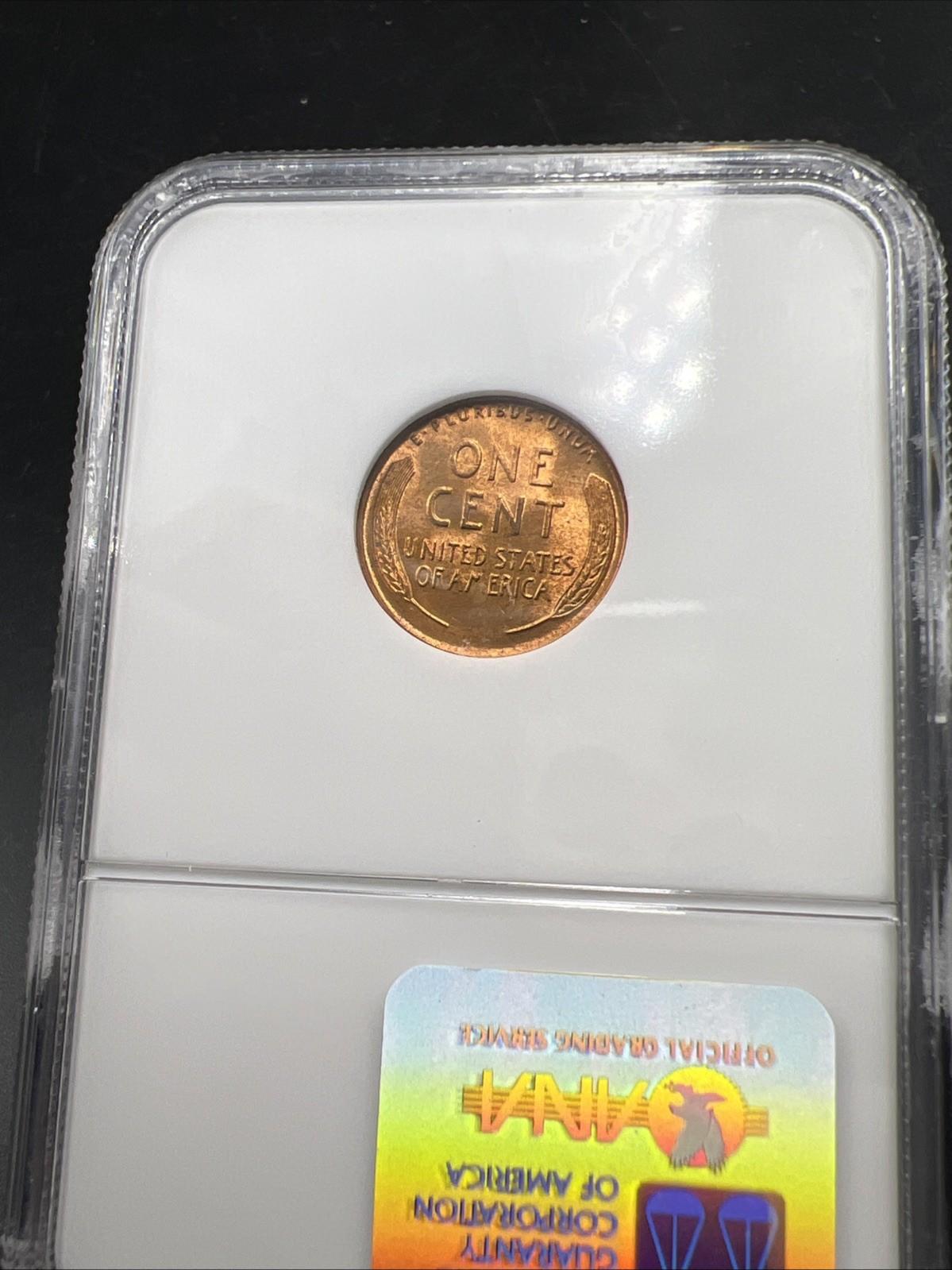 1942 D Lincoln Wheat Cent Penny Coin NGC MS66 RD #039