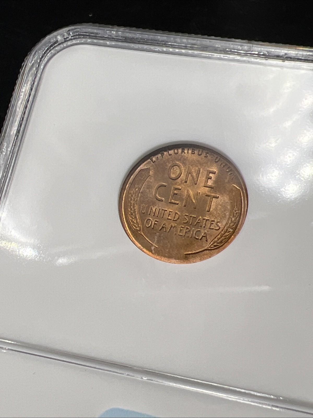 1942 D Lincoln Wheat Cent Penny Coin NGC MS66 RD #038