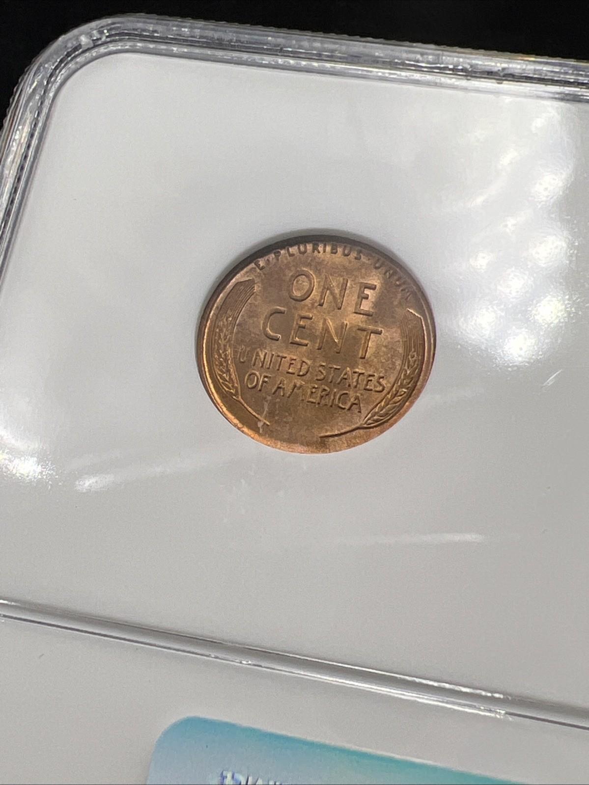 1942 D Lincoln Wheat Cent Penny Coin NGC MS66 RD #038