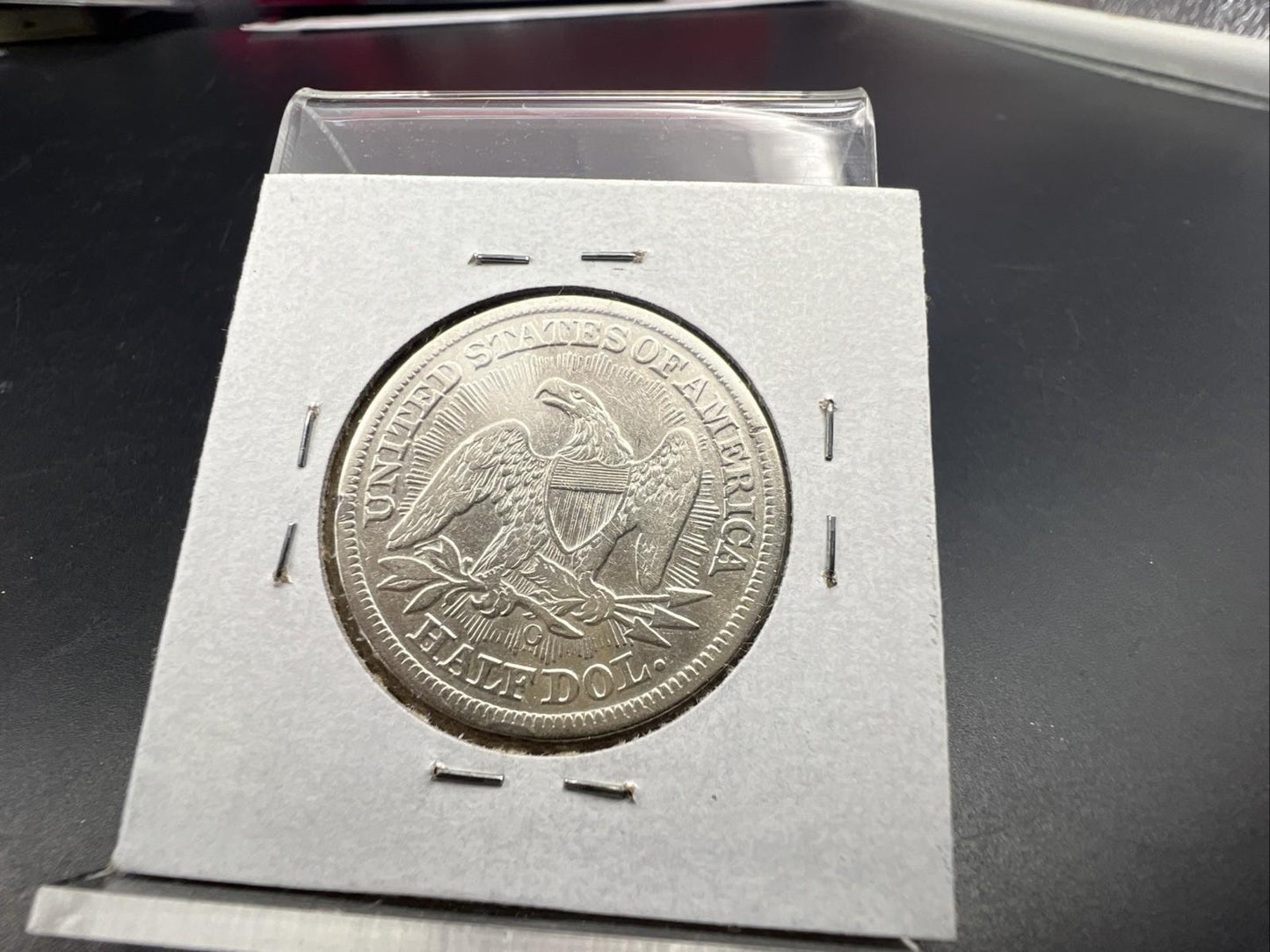 1853 O 50c Liberty Seated Half Dollar XF Details w/ Arrows & Rays & Die Crack