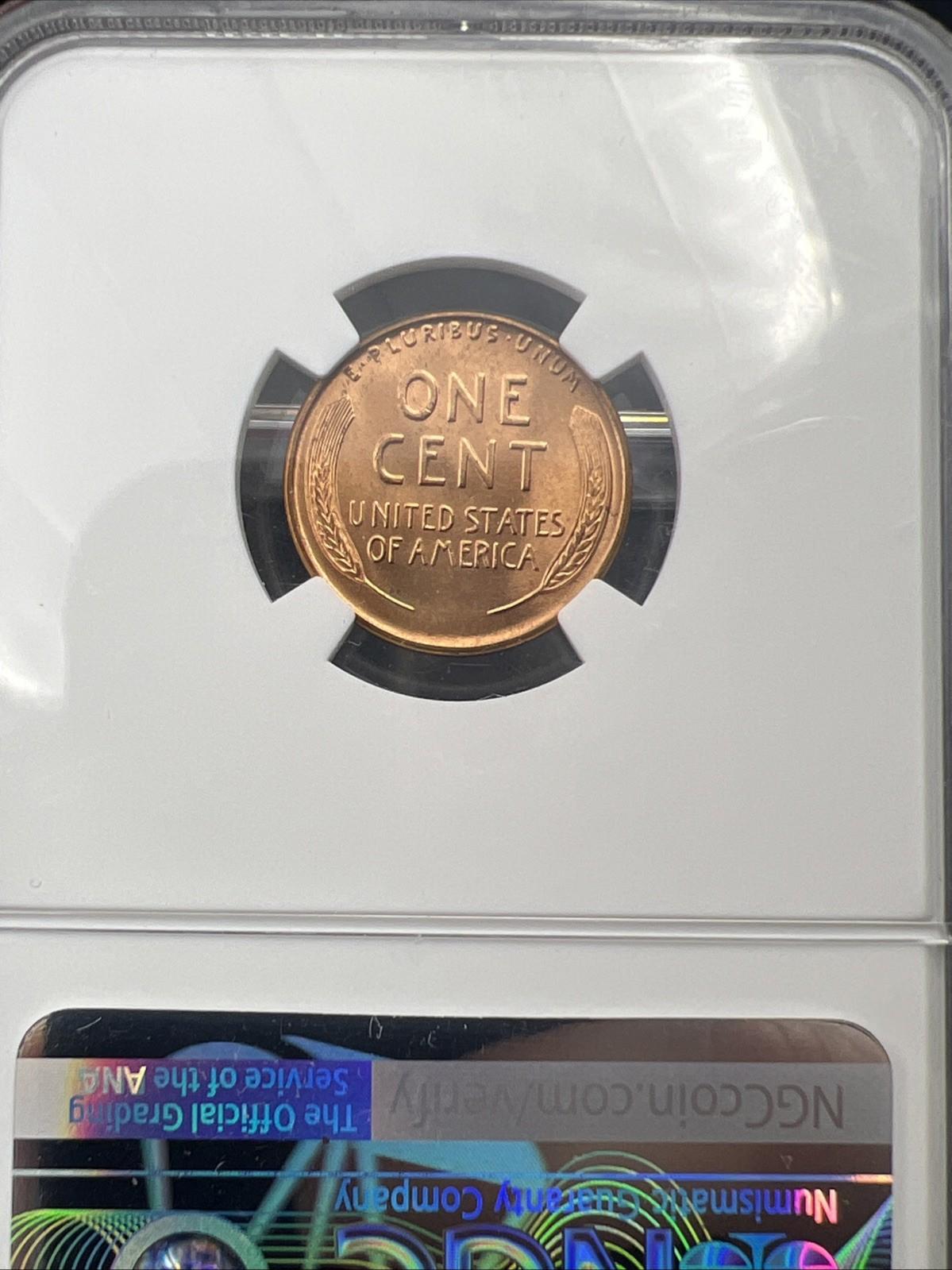 1942 D 1c Lincoln Wheat Cent Penny Coin NGC MS66 Gem BU UNC #147