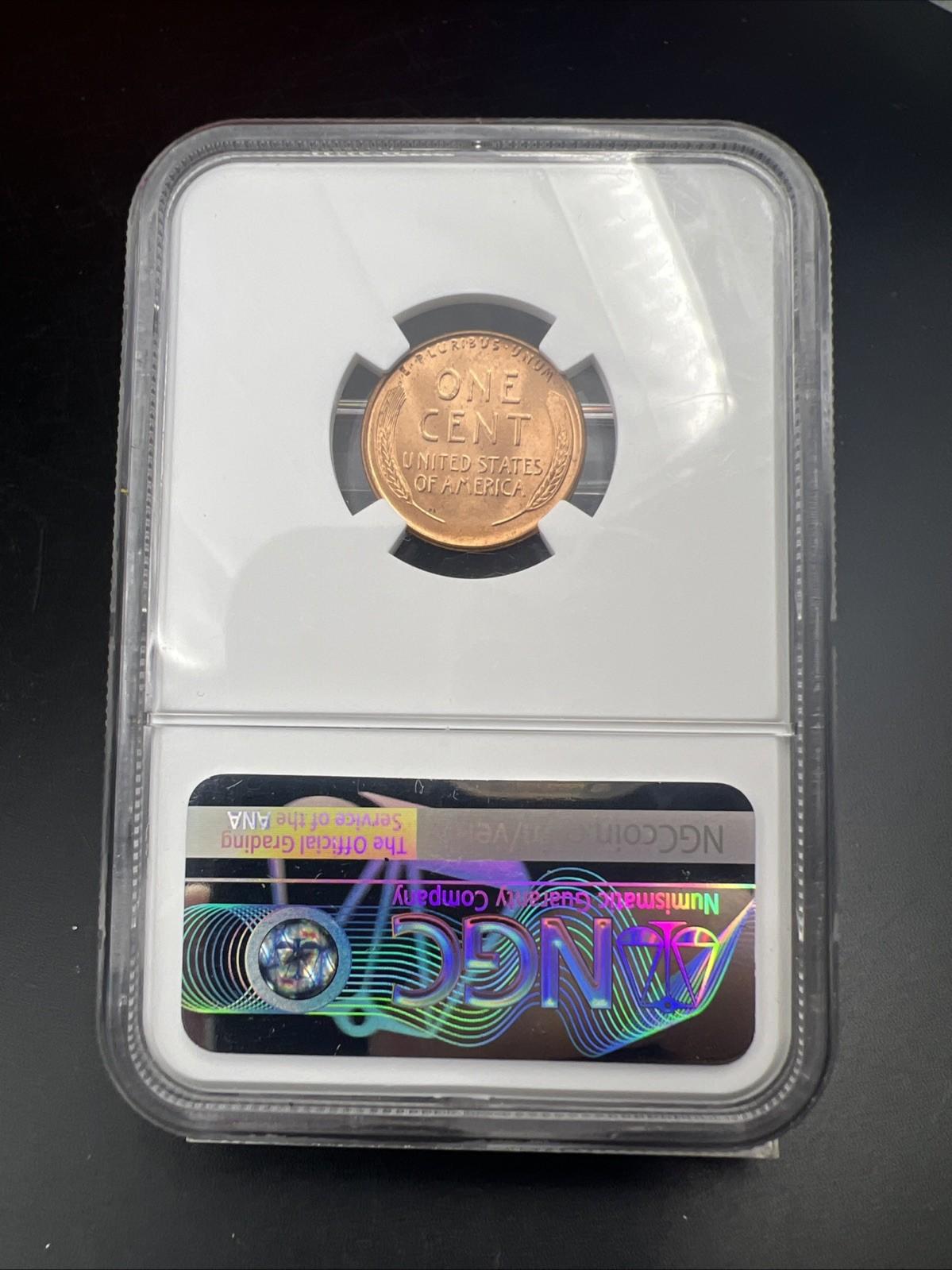 1942 D 1c Lincoln Wheat Cent Penny Coin NGC MS66 Gem BU UNC #147