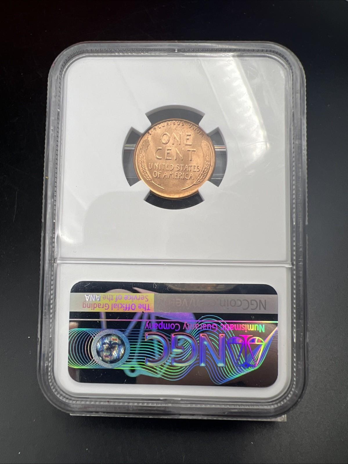 1942 D 1c Lincoln Wheat Cent Penny Coin NGC MS66 Gem BU UNC #147