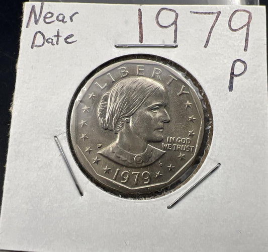 1979 P SBA $1 Susan B Anthony Near Date Wide Rim Key Variety CH BU UNC #C
