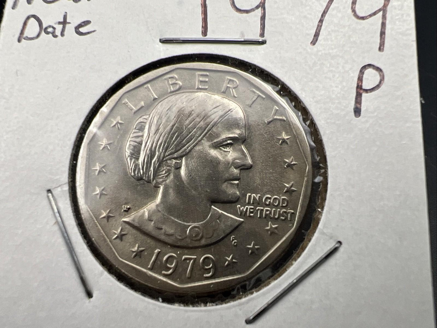 1979 P SBA $1 Susan B Anthony Near Date Wide Rim Key Variety CH BU UNC #C