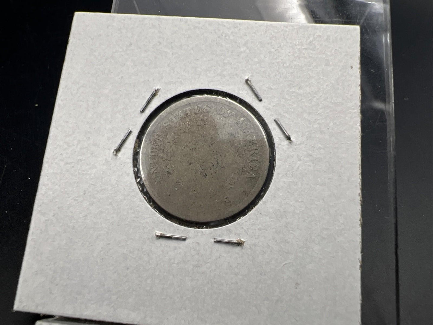 1867 5c Shield Nickel Very Circulated SKU#G