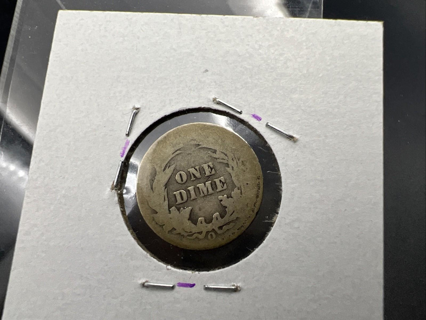 1903 O 10c Barber Silver Dime Coin AG About Good SK#A