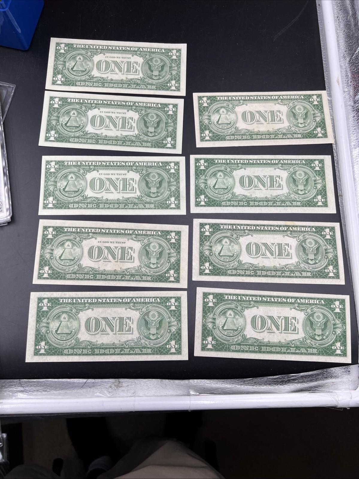 9 Note 1935 1957 Silver Certificate Letter Set XF AU / UNC conditions #103