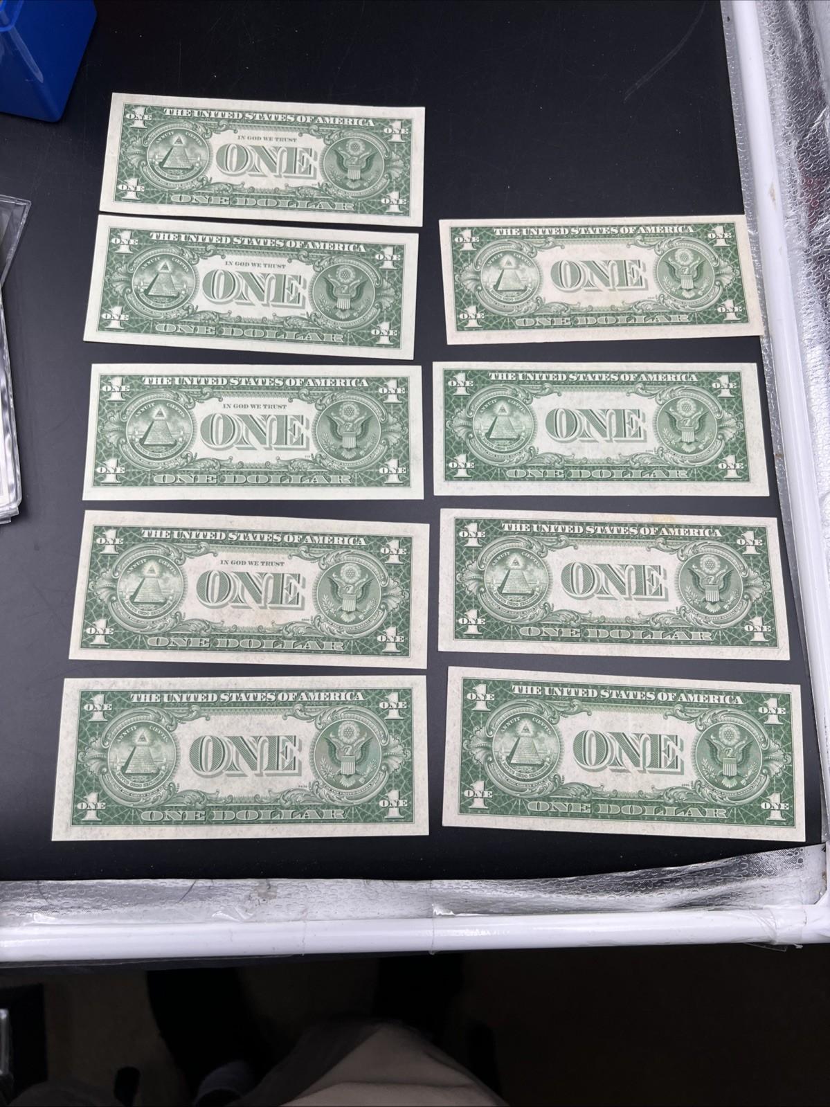 9 Note 1935 1957 Silver Certificate Letter Set XF AU / UNC conditions #103