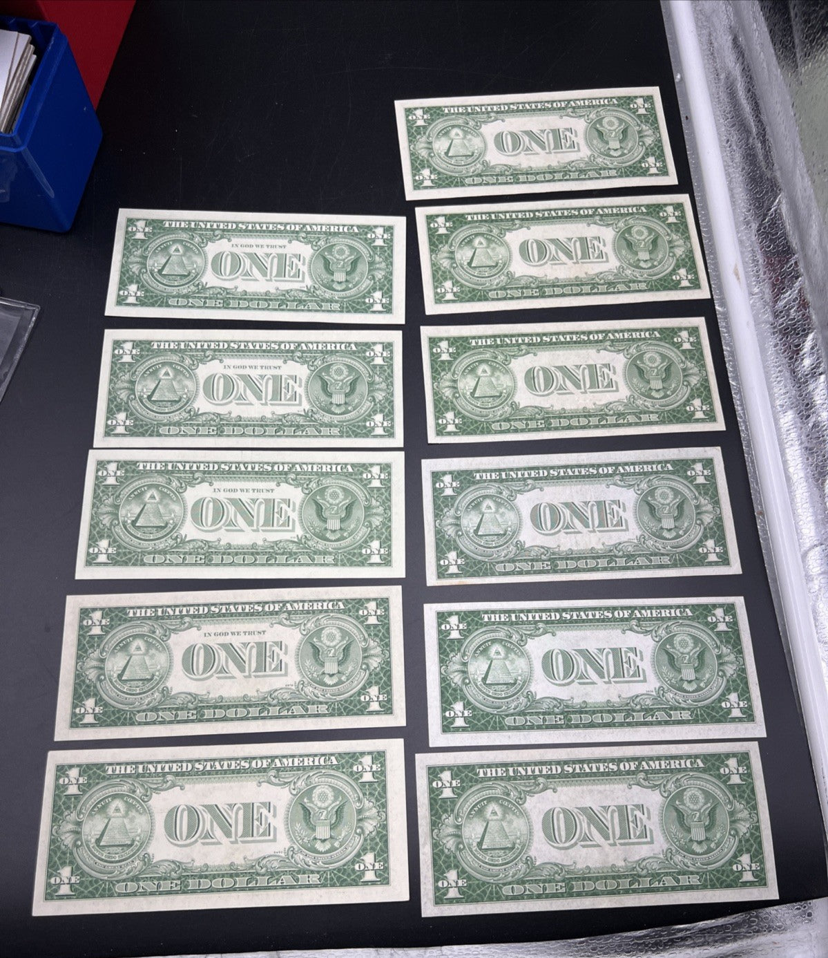 11 Note 1935 A 1957 Silver Certificate Letter Set XF AU / UNC conditions #626