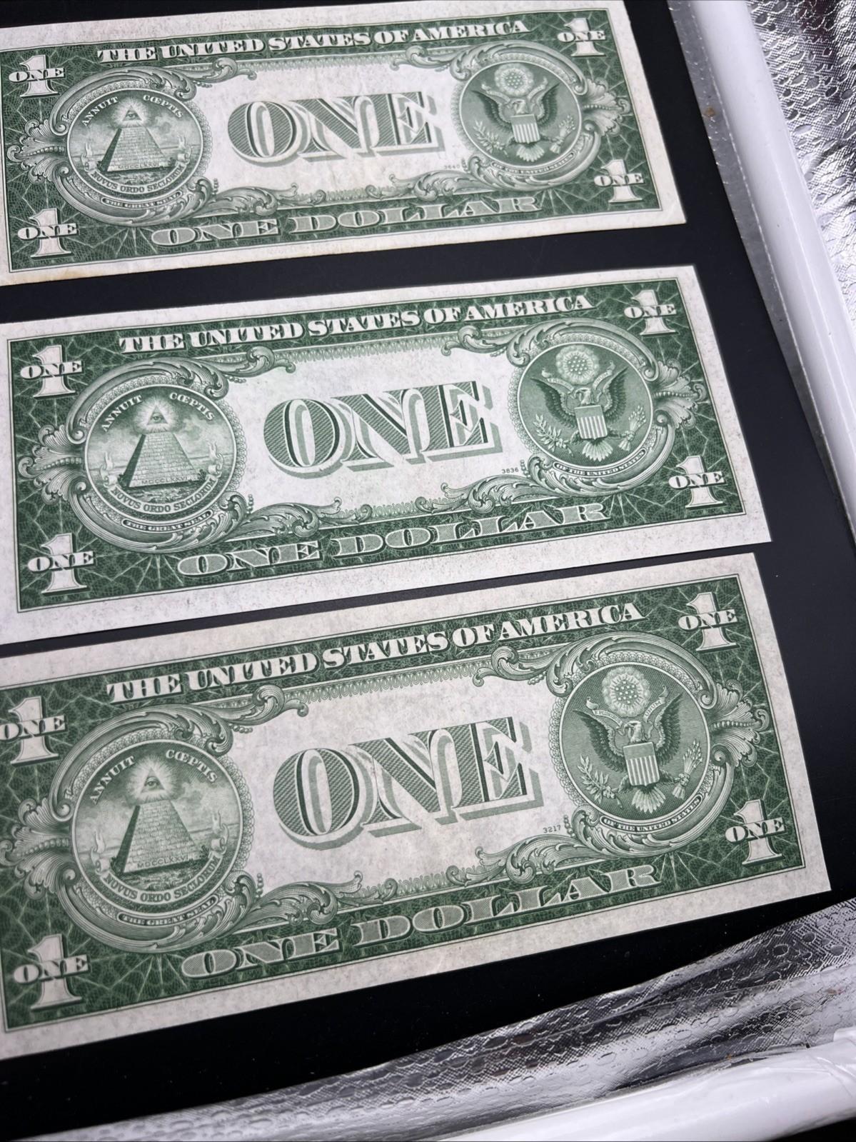 11 Note 1935 A 1957 Silver Certificate Letter Set XF AU / UNC conditions #626