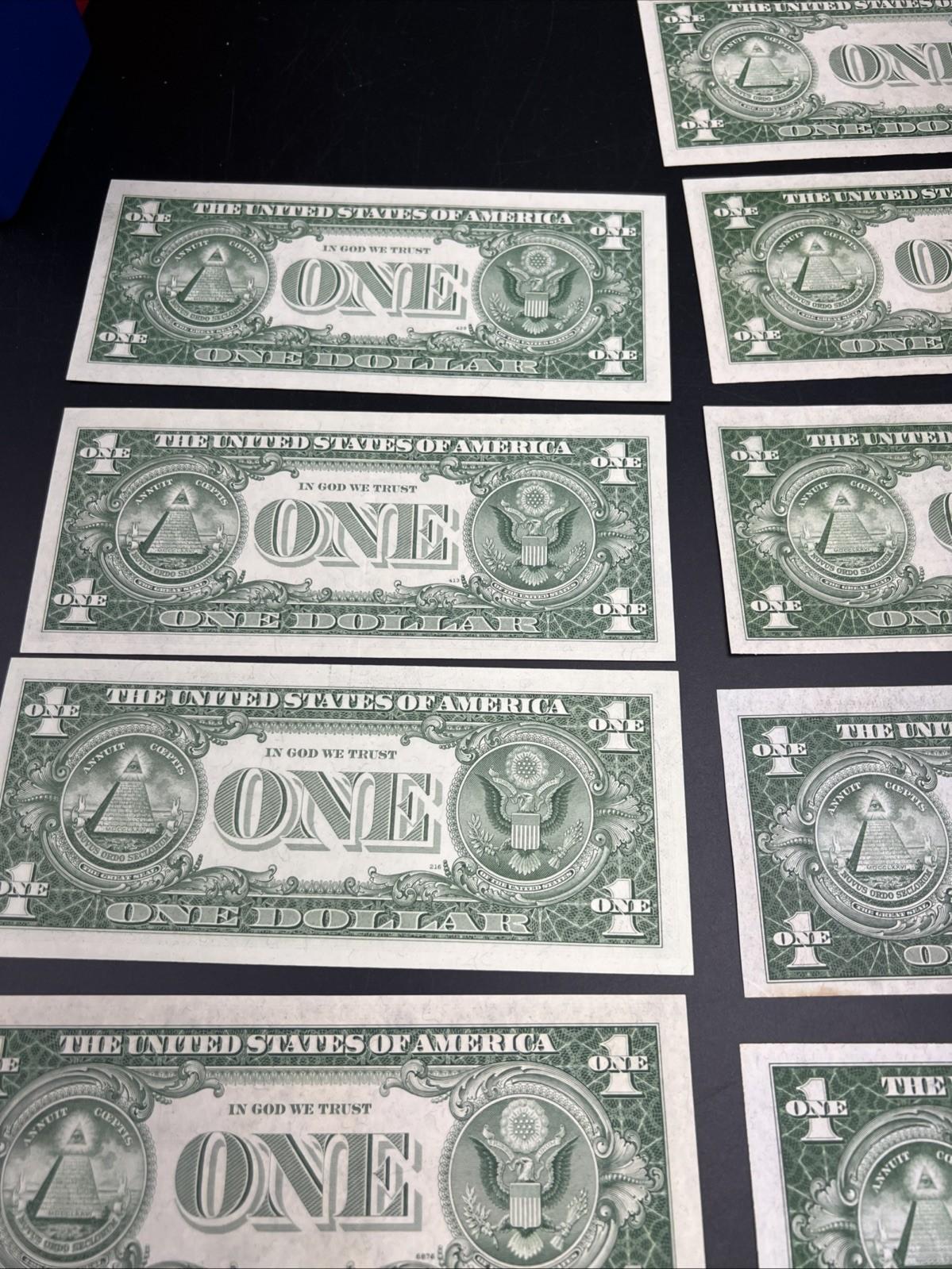 11 Note 1935 A 1957 Silver Certificate Letter Set XF AU / UNC conditions #626