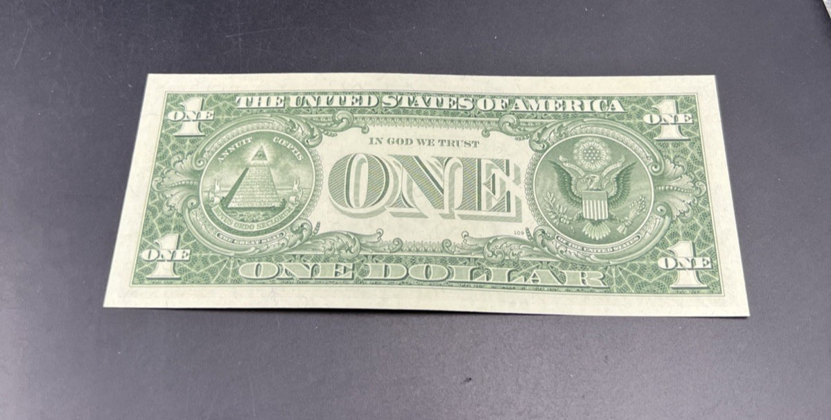 1957 $1 One Dollar US Blue Seal Silver Certificate CH UNC #81