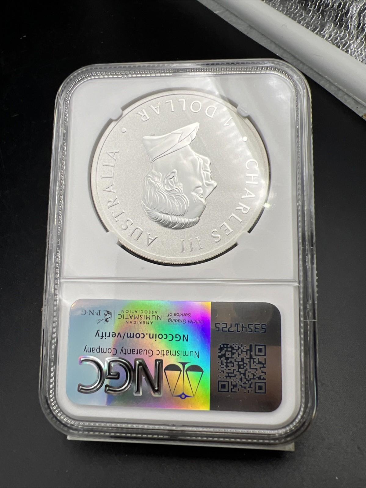 2024 Perth Mint 1 oz Silver Koala Coin MS70 NGC Certified #180