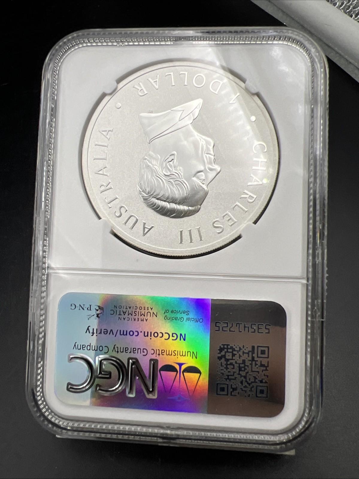 2024 Perth Mint 1 oz Silver Koala Coin MS70 NGC Certified #180