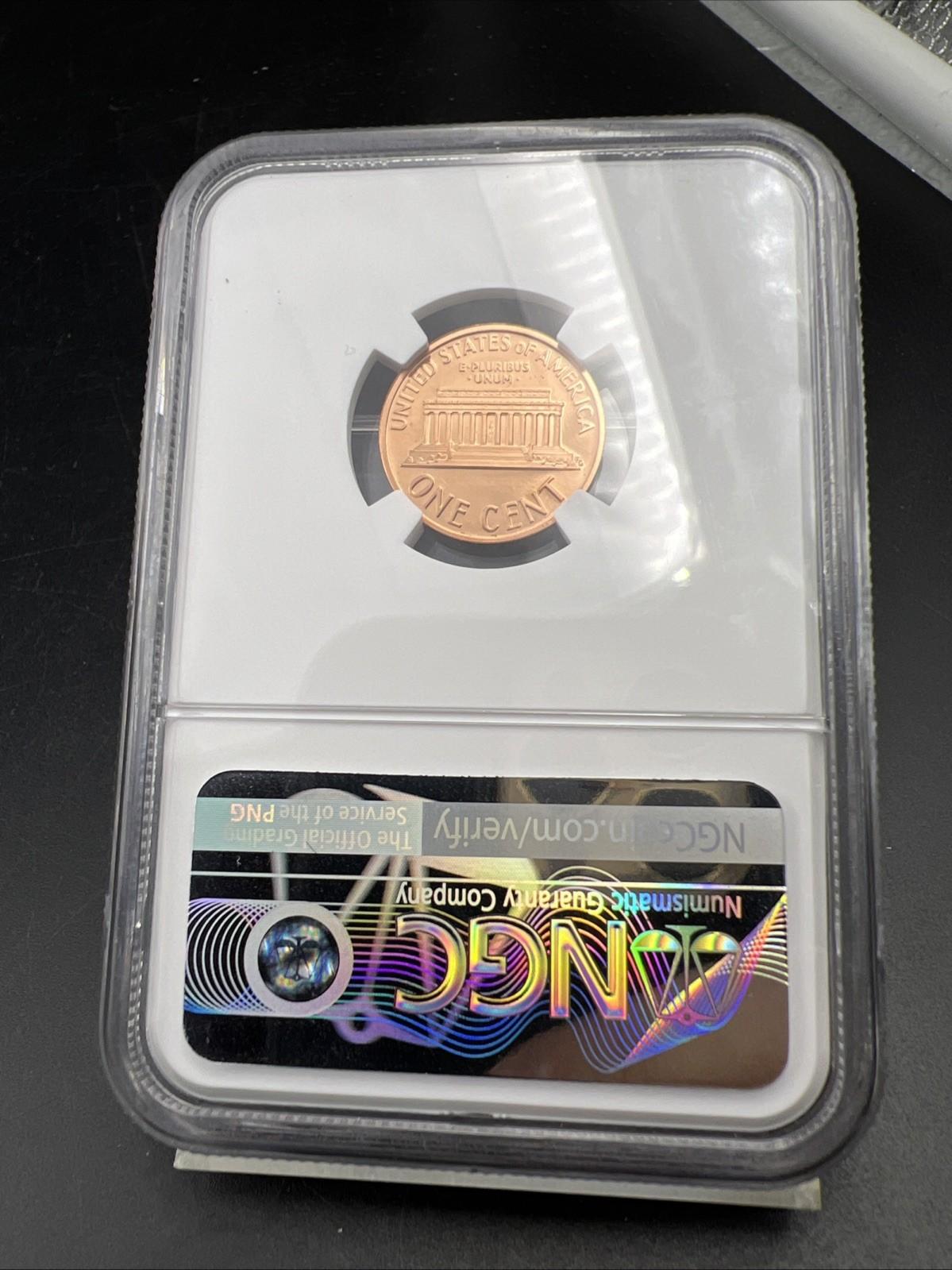 1992 S 1c Lincoln Memorial Cent Coin PF69 UCAM #003 NGC