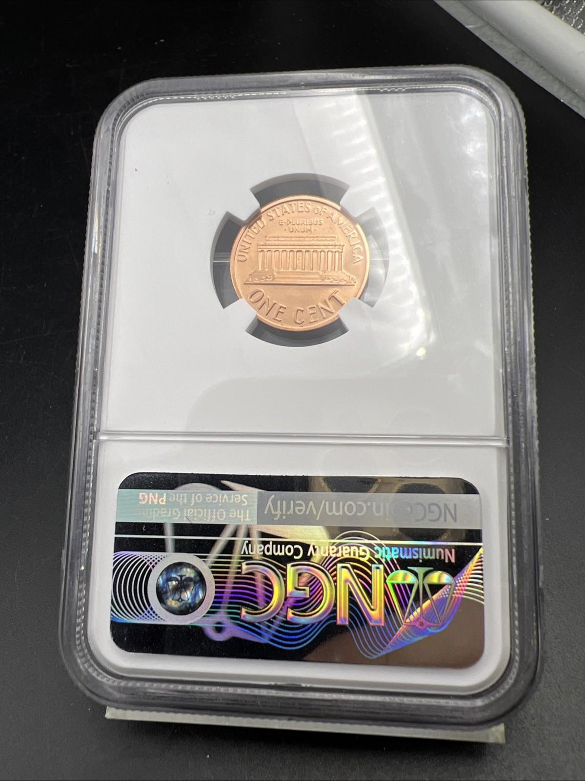 1992 S 1c Lincoln Memorial Cent Coin PF69 UCAM #003 NGC