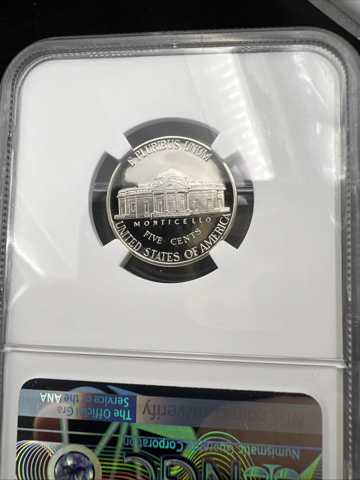 1993 s 5c Jefferson Nickel Coin NGC PF70 UCAM #010