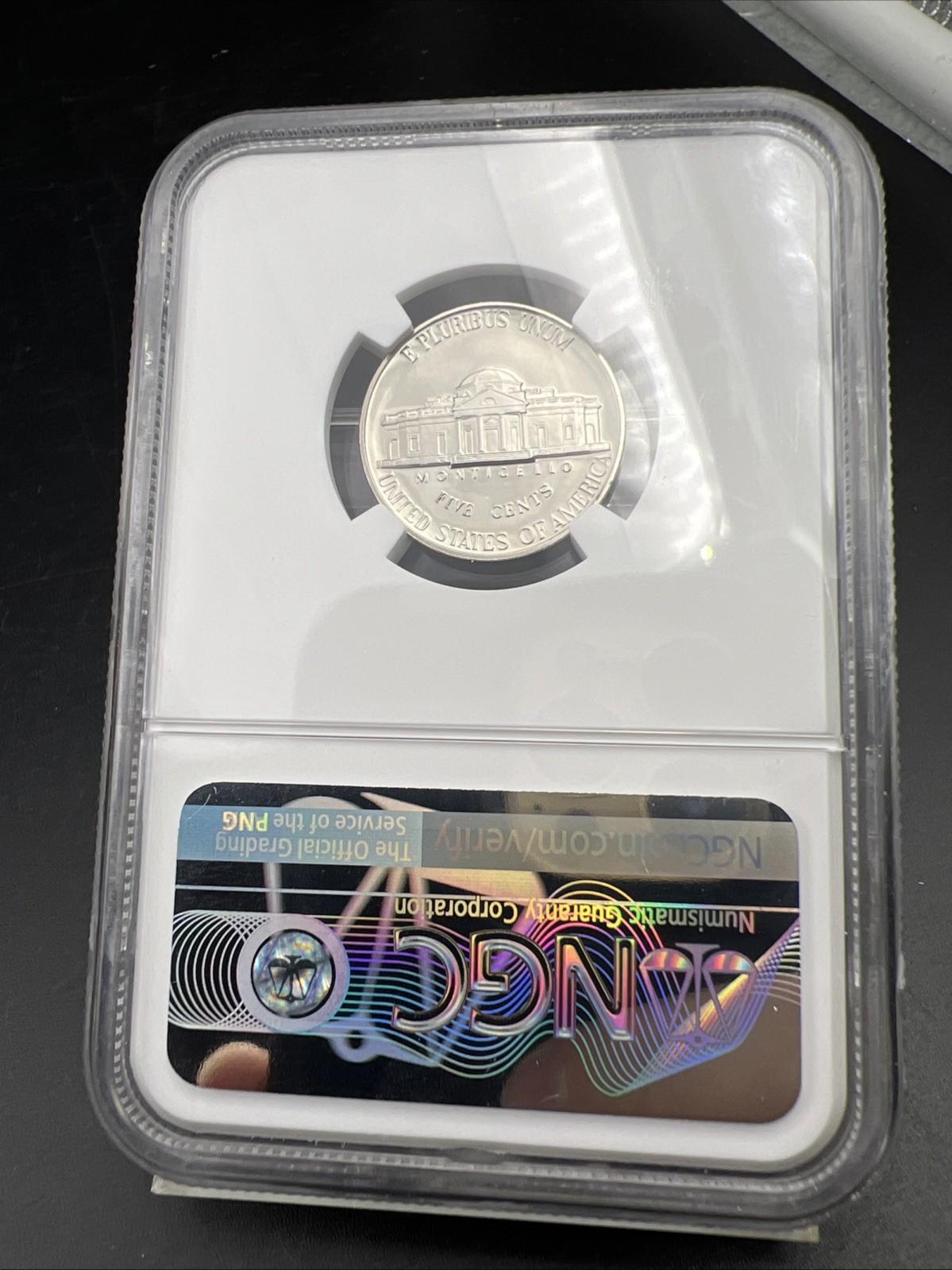 1993 s 5c Jefferson Nickel Coin NGC PF70 UCAM #010