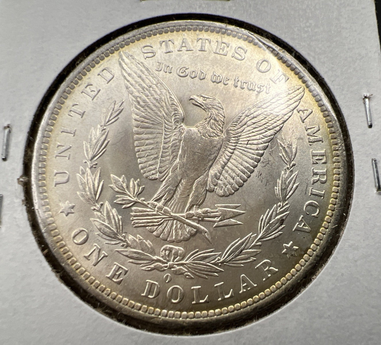 1883 O $1 Morgan Silver Dollar Coin CH BU UNC Nice Toning Obverse