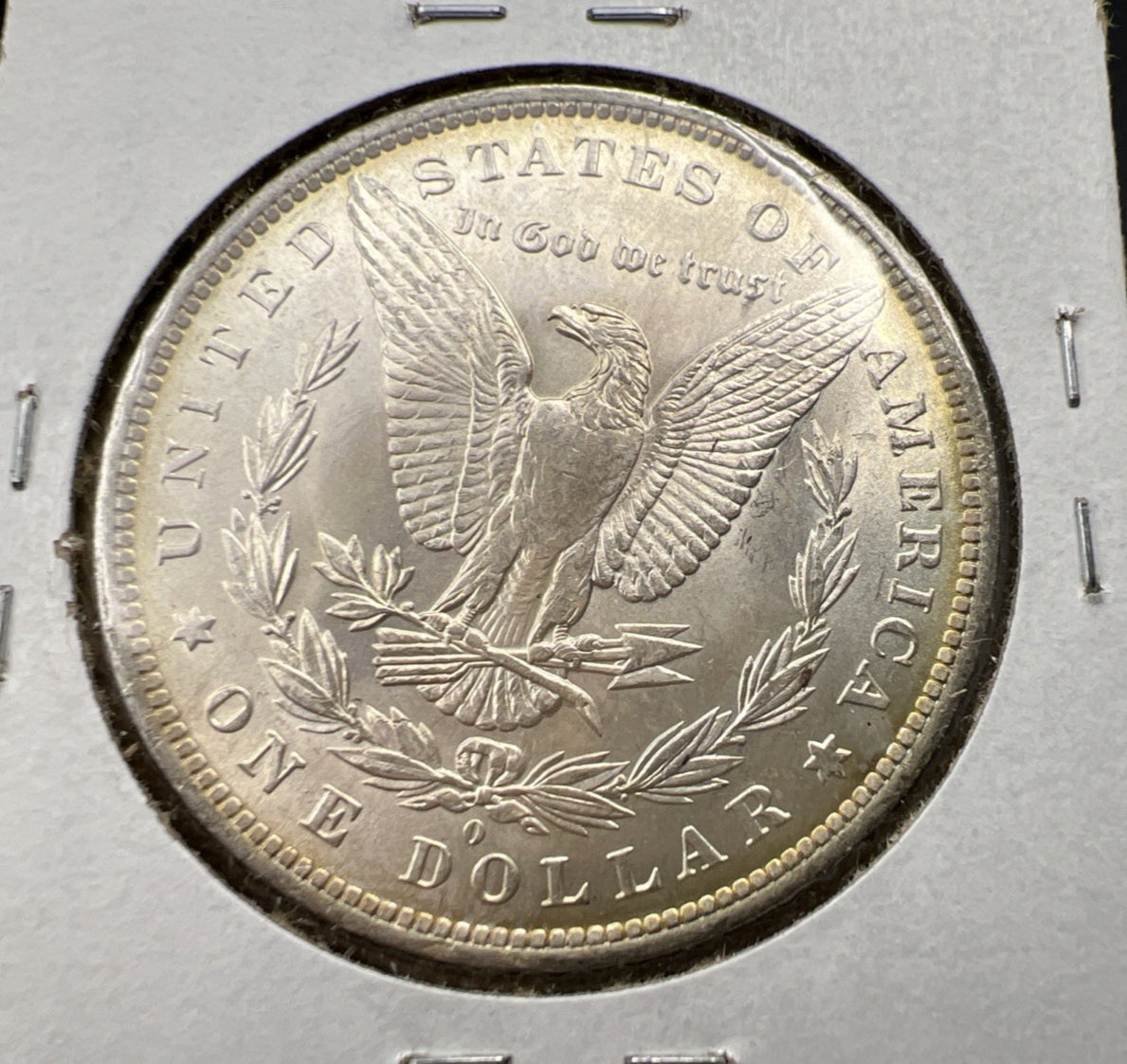 1883 O $1 Morgan Silver Dollar Coin CH BU UNC Nice Toning Obverse