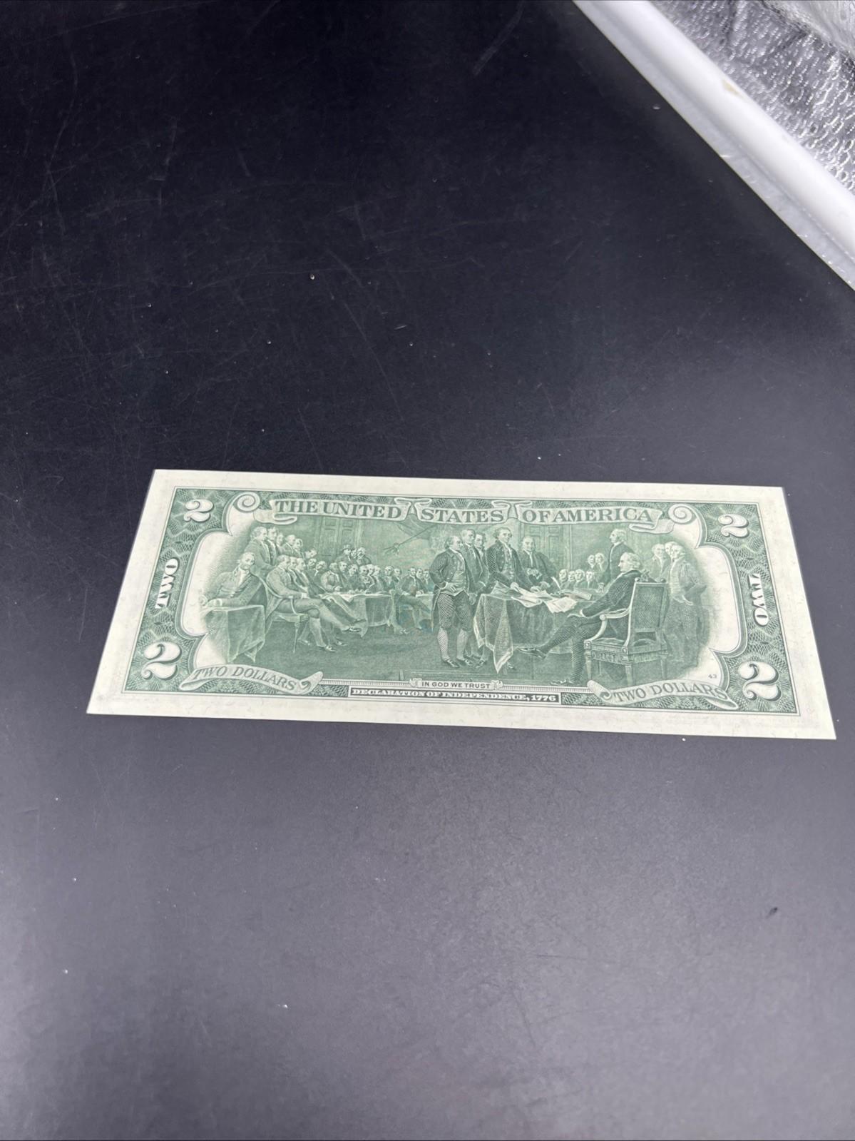 1976 $2 FRN Bicentennial Federal Reserve Note CH UNC #919