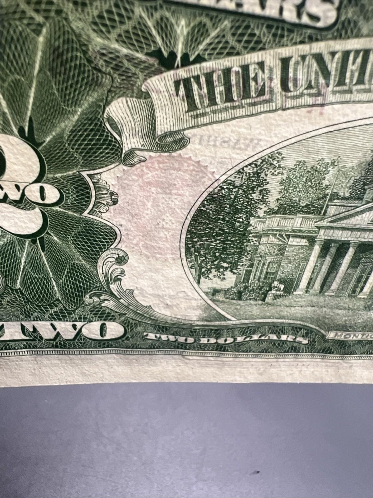 1953 C $2 USN United States Note Red Seal UNC Uncirculated #521